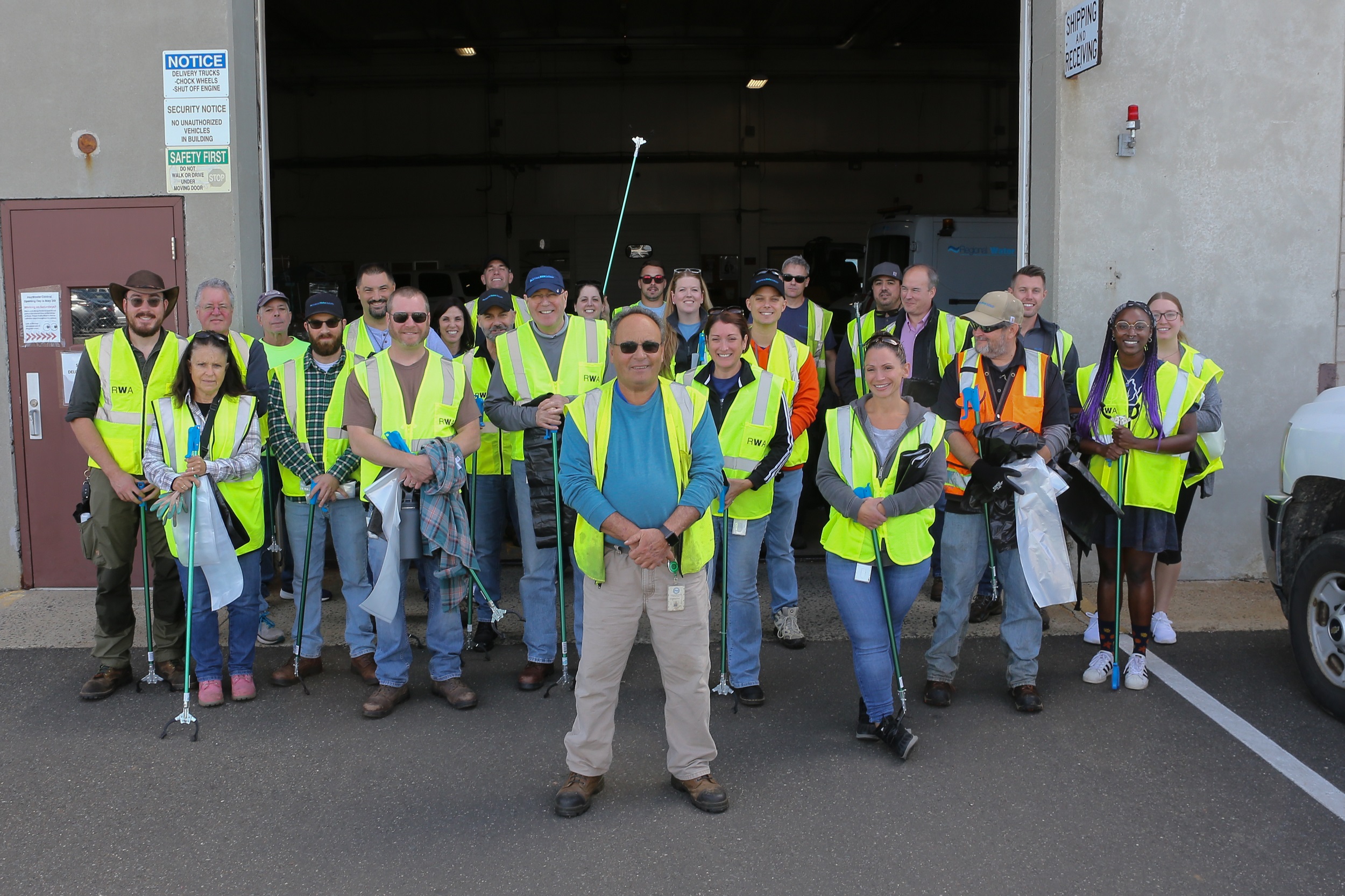 RWA Employees Have a 'Rid Litter' Day in Branford